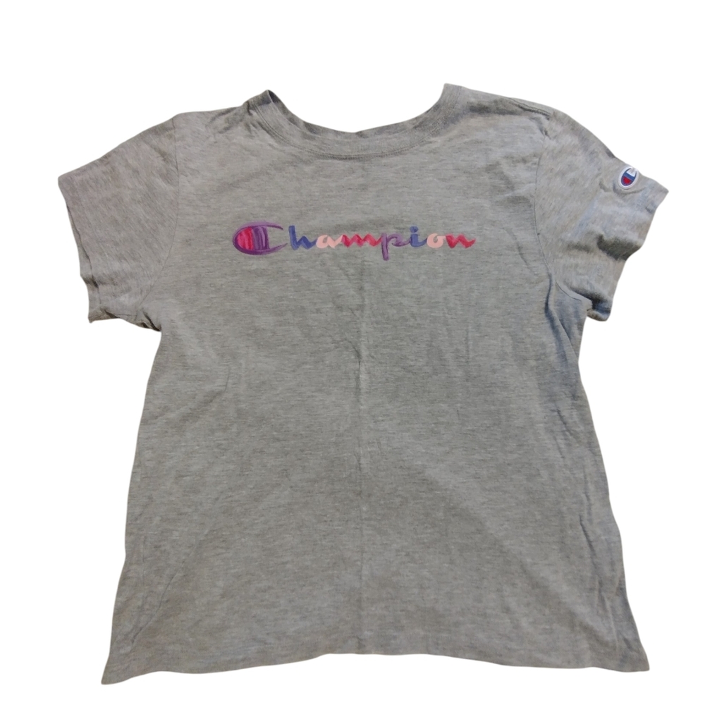2/$10 Champion Women's's Girl's Gray T-Shirt Small